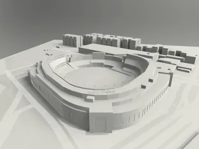 New York Yankees Baseball Stadium 3D model