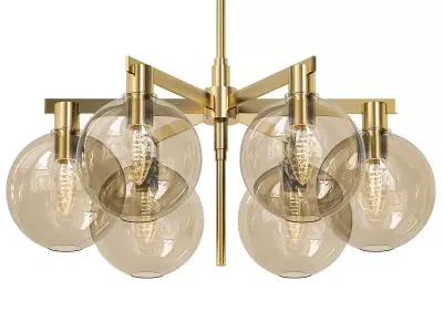 Carmella ball chandelier 3D model
