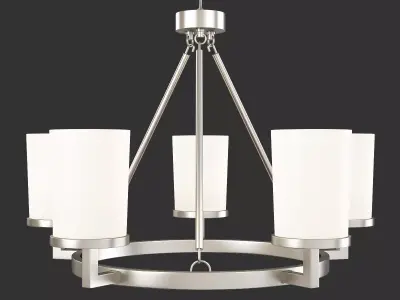 DAIMLEN CHANDELIER-5 light Low-poly 3D model