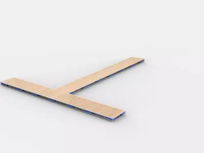 floating docks 04  3D model