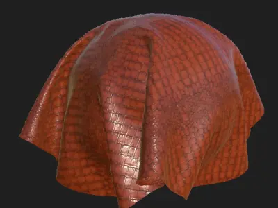 12 Leather PBR materials Texture