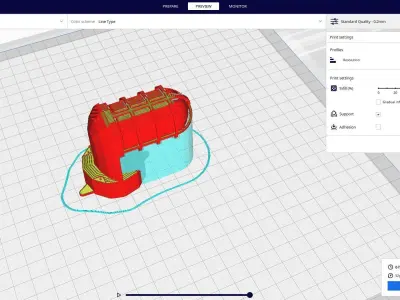 Marine Lamp 3D print model