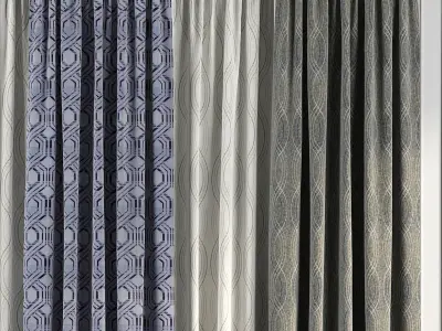 Curtain Set 71 3D model