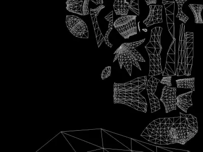 Free Angel 3D Character Model Game-Ready Fantasy Figure Free low-poly 3D model