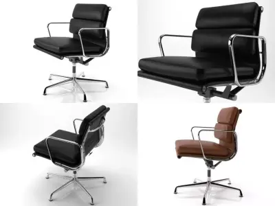 Eames Soft Pad chair 3D model