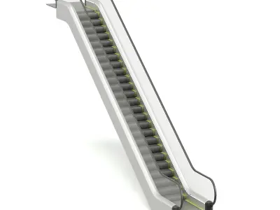 Escalator 3D Model 3D model