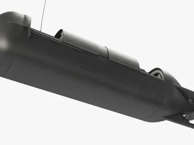  SEAL Delivery Vehicle Submarine Black 