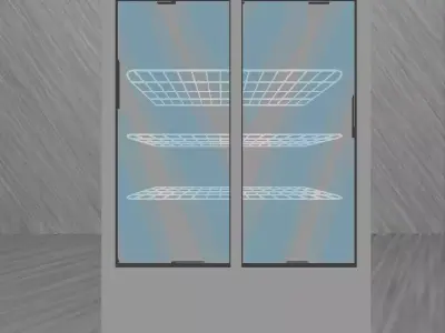 Fridge Low-poly 3D model