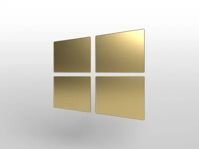 Windows 10 Logo v1 003 Free low-poly 3D model