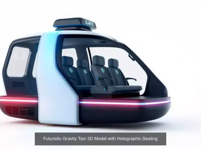 Futuristic Taxi Concepts Pack 2