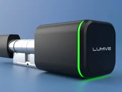 Lumive Smart Fingerprint Cylinder Door Lock-S1 3D model