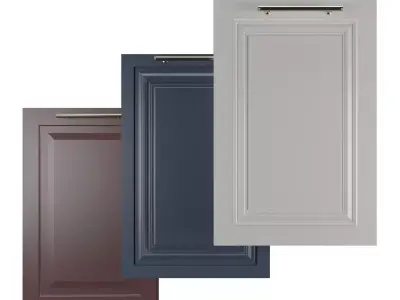 Cabinet Doors Set 02 3D model