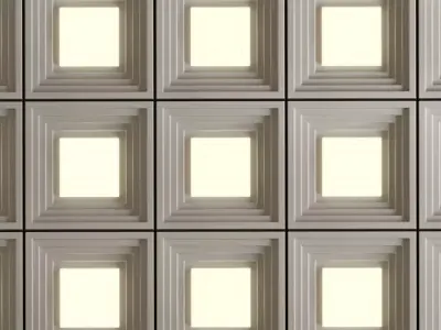 Ceiling No 006 Pantheum Surface Light 3D model