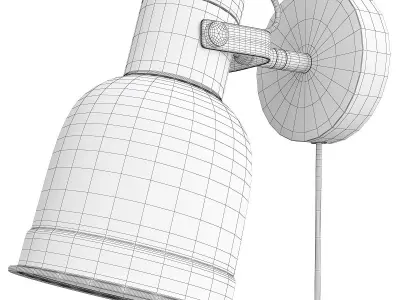 NORDLAND W SCONCE Low-poly 3D model