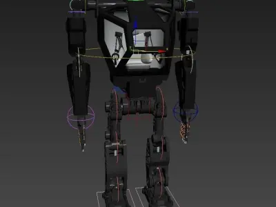 south korean bipedal robot METHOD-2 3D model