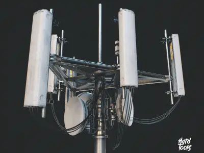 MODULAR CELL TOWER EQUIPMENT Low-poly 3D model