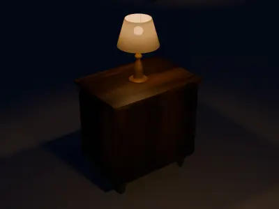 Night Table 3D model