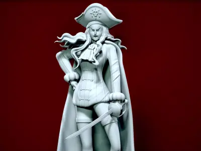 Whitey Bay - Whitebeard Pirates - One piece 3D print model