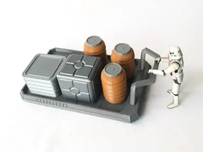 CUSTOM SCI FI GRAV SLED 3D print model