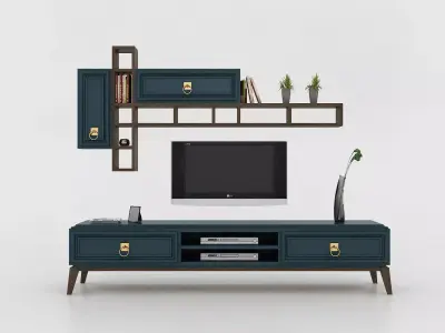 ENZA HOME  Elegante TV Stand 3D Model v2 3D model