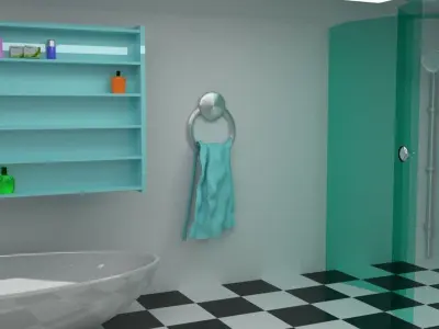 Bathroom Interior 3D model