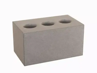 Concrete Brick 05 Low-poly 3D model