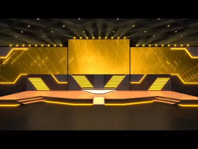 Virtual Stage 3D model