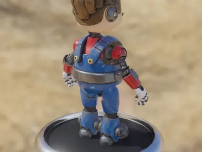 MegaMario nintendo super mario bros character 3D model