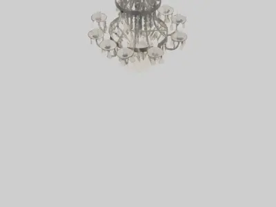 Light fixture model Low-poly 3D model