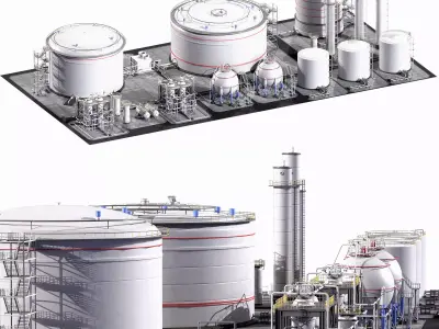 Oil base n1 3D model