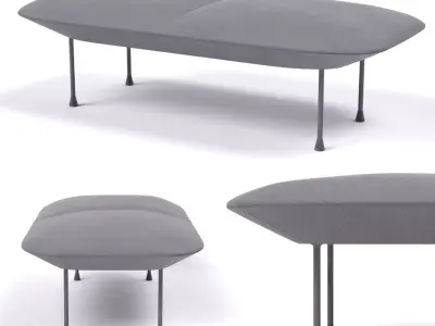 Muuto Oslo Bench 3D model