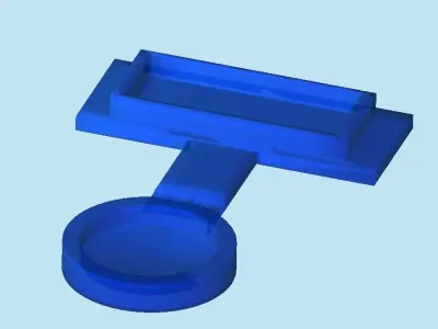 Animal Crossing Museum Tealight and match holder 3D model