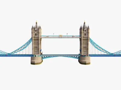 London Tower Bridge 3D model