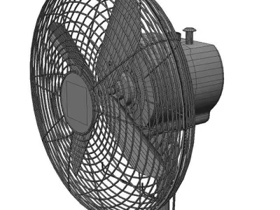 Electric Floor Fan  3D model