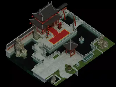 Beijing City Building - Hotel 064 3D model