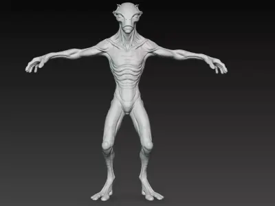  Alien Monster Skreep  3D model
