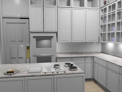 Kitchen Design 2021 3D model