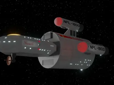 Gianello-Class Police Frigate 3D model