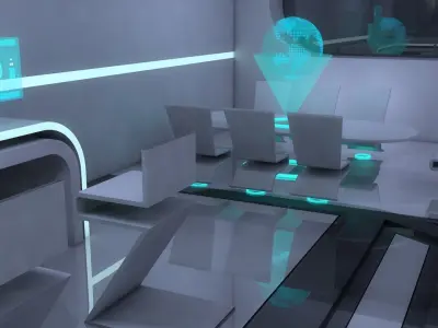 Sci Fi Room 3D model