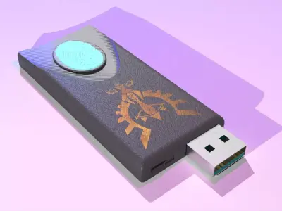 USB Zelda  Low-poly 3D model