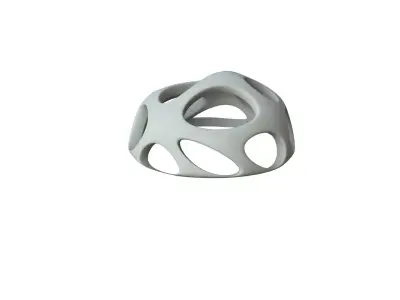 SciFi Cube Object No 49147 Low Poly Shape Low-poly 3D model