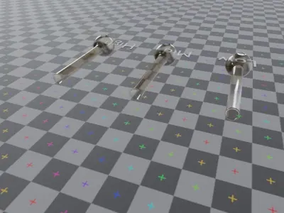 Meth Crack Pipe Low-poly 3D model