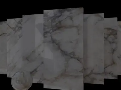 Marble Set Museum Crystal White 80x160 Texture