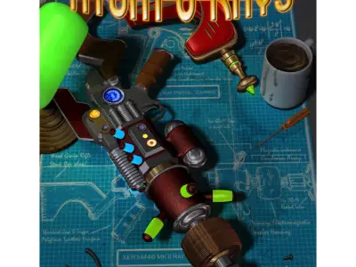 Atom-0-Ray Guns 3D model