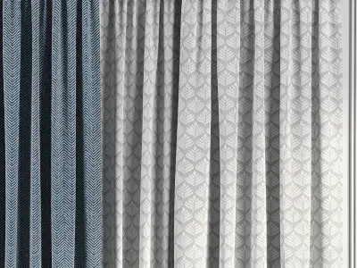 Curtain Set 75 3D model