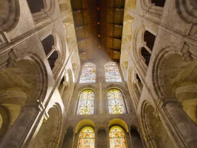 Cathedral Transept Big Stained Glass Wall - ONLY  Low-poly 3D model