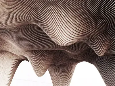 Parametric decor holl 3D model