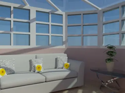 Fully Furnished Bungalow  3D model