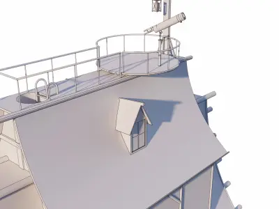 House fantasy Low-poly 3D model