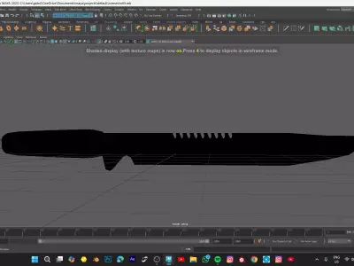 MAKO KNIFE MODEL Low-poly 3D model